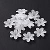 6-Petal Transparent Acrylic Bead Caps LS-X-OACR-A017-14-1