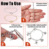 12Pcs 2 Colors Alloy Cable Chain Bracelets for Women Men BJEW-SC0001-60-6