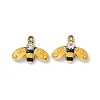 Alloy Enamel Rhinestone Pendants FIND-L024-17B-G-1