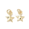 Brass Pendants KK-G557-32KCG-1