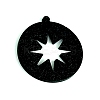 DIY Flat Round with Star Pendant Silicone Molds LS-DIY-I099-14-2