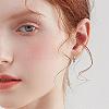 316 Stainless Steel Thorns Hoop Earrings for Men Women EJEW-SZ0001-96-7