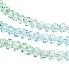 Transparent Painted Glass Beads Strands DGLA-A034-T4mm-A16-4