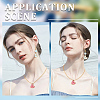 48Pcs 8 Colors Acrylic Pendants FIND-SC0005-19-5
