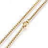 304 Stainless Steel Rolo Chain Necklaces NJEW-L047-02B-G-1
