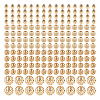 240Pcs 4 Style Long-Lasting Plated Brass Beads KK-AR0002-32-1