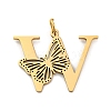 Ion Plating(IP) 201 Stainless Steel Pendants STAS-N103-184G-W-1