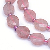 Natural Strawberry Quartz Beads Strands G-L552K-01A-2