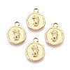 Ion Plating(IP) 304 Stainless Steel Pendants STAS-F282-07G-1