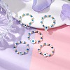 Glass Beaded Stretch Rings for Women RJEW-JR00704-2