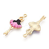 Printed Alloy Pendants ENAM-ZX002-32H-1