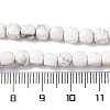 Natural Howlite Beads Strands G-G001-B02-06-5