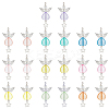   3 Sets Angle with Star Acrylic Pendants FIND-PH0009-12-1