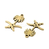 Ion Plating(IP) 201 Stainless Steel Connector Charms STAS-A090-20G-2