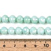 Anti-Tarnish Electroplate Glass Beads Strands GLAA-N056-8mm-02-4