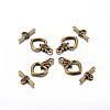 Tibetan Style Toggle Clasps X-MLF1526Y-NF-2