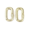 Brass Spring Gate Rings KK-Z078-01G-1