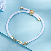 1pc Adjustable Nylon Cord Slider Bracelets for Women BJEW-LP0001-33J-G-3