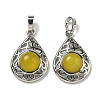 Natural Topaz Jade Pendants G-Q158-05P-03-1