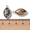 Natural Dalmatian Jasper Pendants G-B009-01G-B-3