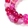 Natural Striped Agate/Banded Agate Beads Strands X-G-Z060-A01-B06-4