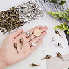 80Pcs 4 Style Tibetan Style Alloy Pendants FIND-AR0001-93-3