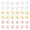 60Pcs 3 Colors 1-Hole Resin Buttons RESI-TA0004-42-2