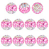 12Pcs Polymer Clay Rhinestone Beads RB-PH0001-46-1