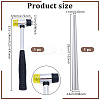 Jewelry Making Tool Sets of Steel Ring Mandrel Bend Stick and Double Face Rubber Steel Handle Hammer TOOL-PH0002-03-2