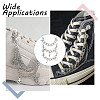 6Pcs 6 Styles Aluminum Canvas Shoes Chains FIND-GO00005-7