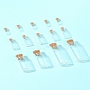 24Pcs 4 Styles Glass Jar Glass Bottles AJEW-FS0001-21-9