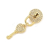 304 Stainless Steel Rhinestone Rhinestone Pendants STAS-P419-03A-G-2