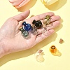 8Pcs 8 Colors Round Glass Cork Bottles Ornament BOTT-FS0001-04-7