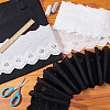 2 Colors Cotton Embroidery Flower Ribbons OCOR-PH0005-78-4