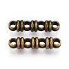 Tibetan Style Alloy Spacer Bars TIBEB-WH0005-02AB-1