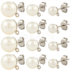 304 Stainless Steel Stud Earring Findings EJEW-SP0001-17E-7