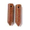 Synthetic Goldstone Pointed Pendants G-D460-01Q-2