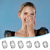 Unicraftale 30Pcs 6 Size 304 Stainless Steel Grooved Finger Ring Settings RJEW-UN0002-82P-6
