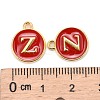 Golden Plated Alloy Enamel Charms ENAM-S118-03Z-3