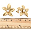 Ion Plating(IP) 304 Stainless Steel Stud Earrings EJEW-S246-05G-5