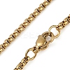 201 Stainless Steel Hollow Catholic Saint Benedict Oval Pendant Box Chain Necklaces LS-NJEW-D089-05G-3