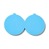 DIY Hollow-out Flat Round Pendant Silicone Molds LS-DIY-I099-37-3