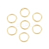 Brass Closed Jump Rings KK-D257-01G-09-1