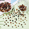 640Pcs 16 Styles Natural Wood Beads WOOD-ME0001-03-4