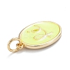 Brass Enamel Pendants KK-G399-09-4