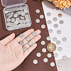 120Pcs 304 Stainless Steel Stamping Blank Tag Cabochons STAS-UN0055-71A-4