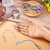 30Pcs 10 Colors Nylon Thread Cord Bracelets Making BJEW-TAC0039-6