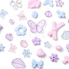 450Pcs 3 Colors Transparent & Opaque Acrylic Beads TACR-FS0001-68-3