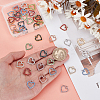 48Pcs 12 Colors Alloy Rhinestone Pendants FIND-GA0007-09-3