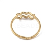 Real 18K Gold Plated 304 Stainless Steel Adjustable Finger Ring RJEW-L115-01G-02-3